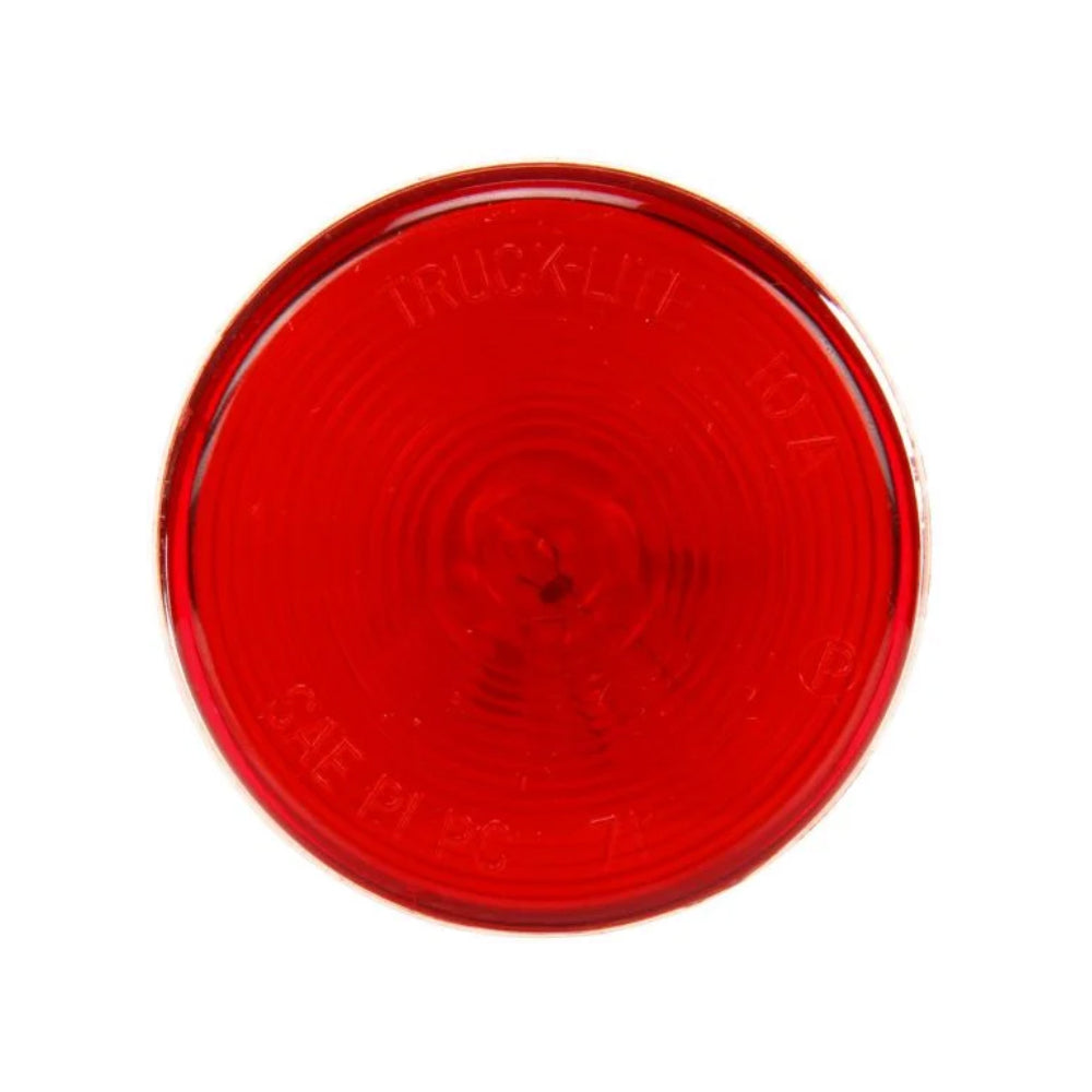 10 Series, Incandescent, Red or Yellow Round, 1 Bulb, Marker Clearance Light, PC, PL-10, 12V