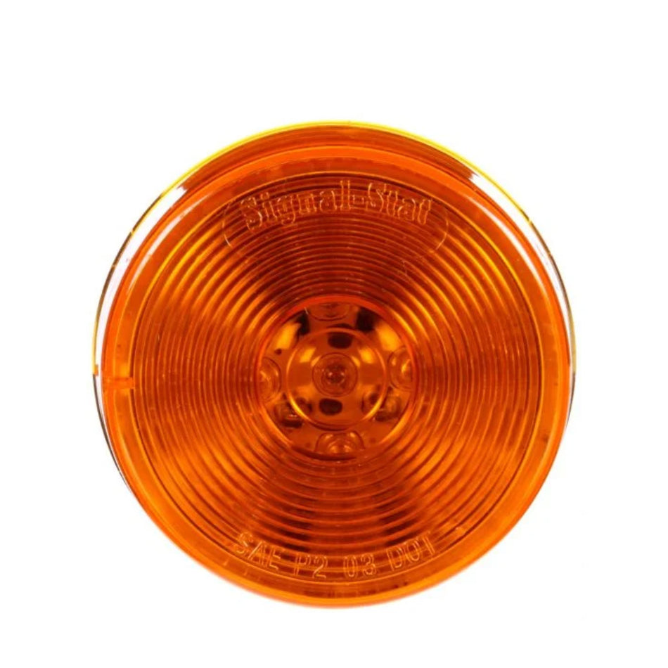 Single-Stat 12V, 13-Diode, Yellow Round Marker/Clearance Light
