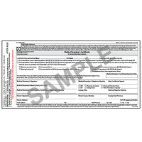 Medical Examination Certificate