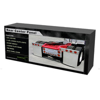 Trux Standard Rear Center Panel w 4 x 4" Light Holes