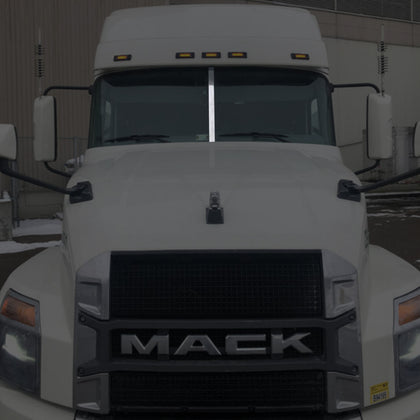 Mack Center Windshield Trim by Roadworks
