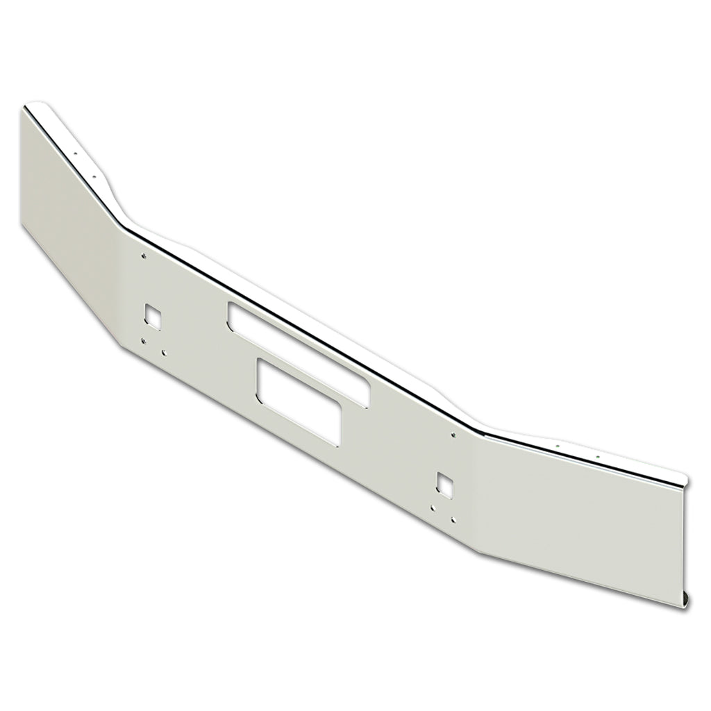 Valley Chrome - 04" Kenworth T-800B 14" Conventional Break Back 7GA Steel Square Bumper
