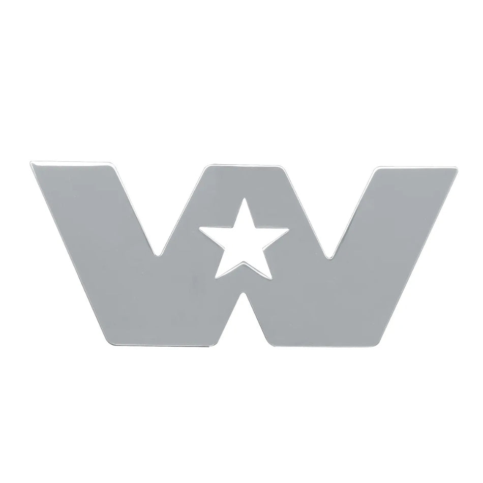Small or Large Western Star Chrome Plated Steel Cutout