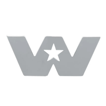 Small or Large Western Star Chrome Plated Steel Cutout