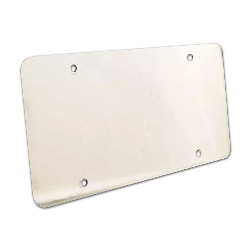 Roadworks Stainless Steel License Plate (Blank)