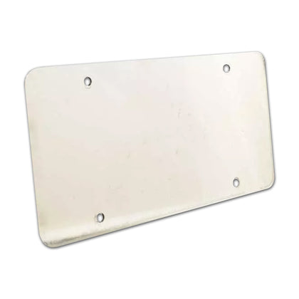 Roadworks Stainless Steel License Plate (Blank)