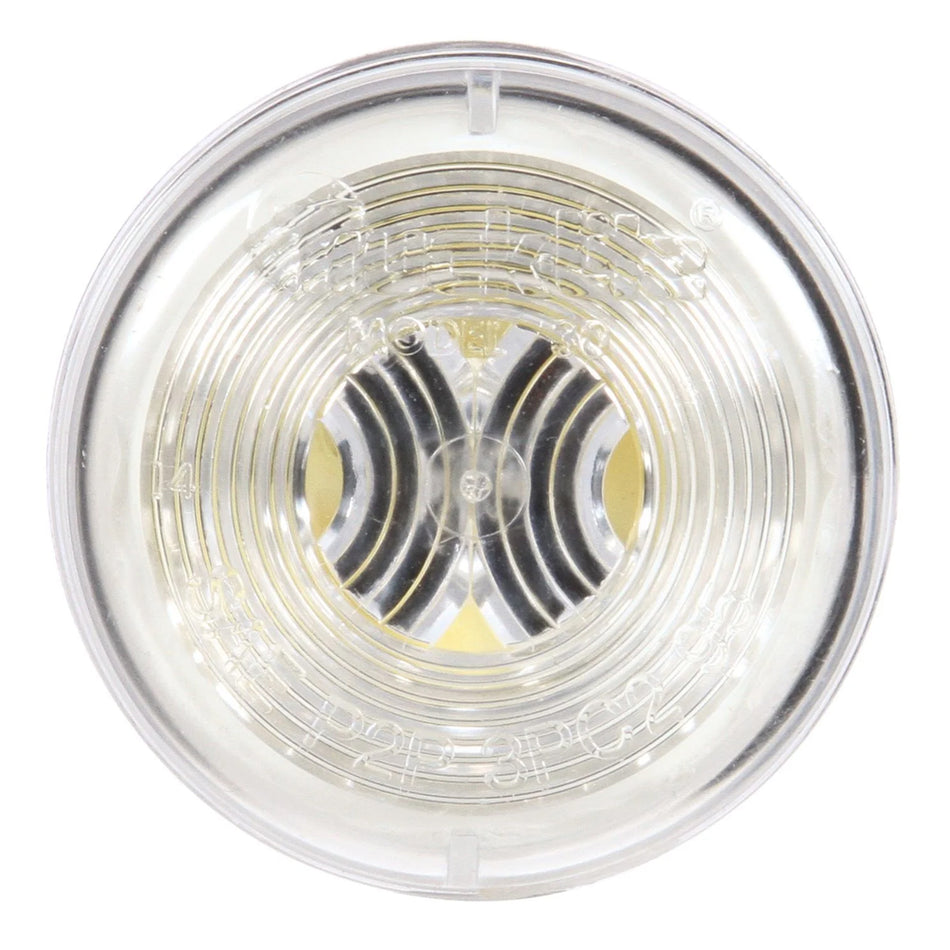 Truck-Lite - 30 Series, Incandescent, 1 Bulb, Round Clear, Utility Light, PL-10, 12V