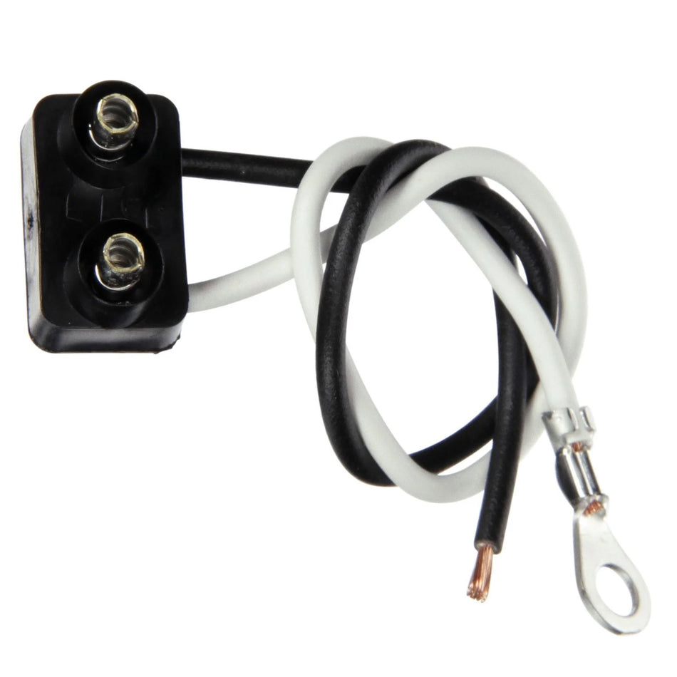 Marker Clearance Plug, 16 Gauge GPT Wire, PL-10 Right Angle, Stripped End/Ring Terminal, 6.5 in.