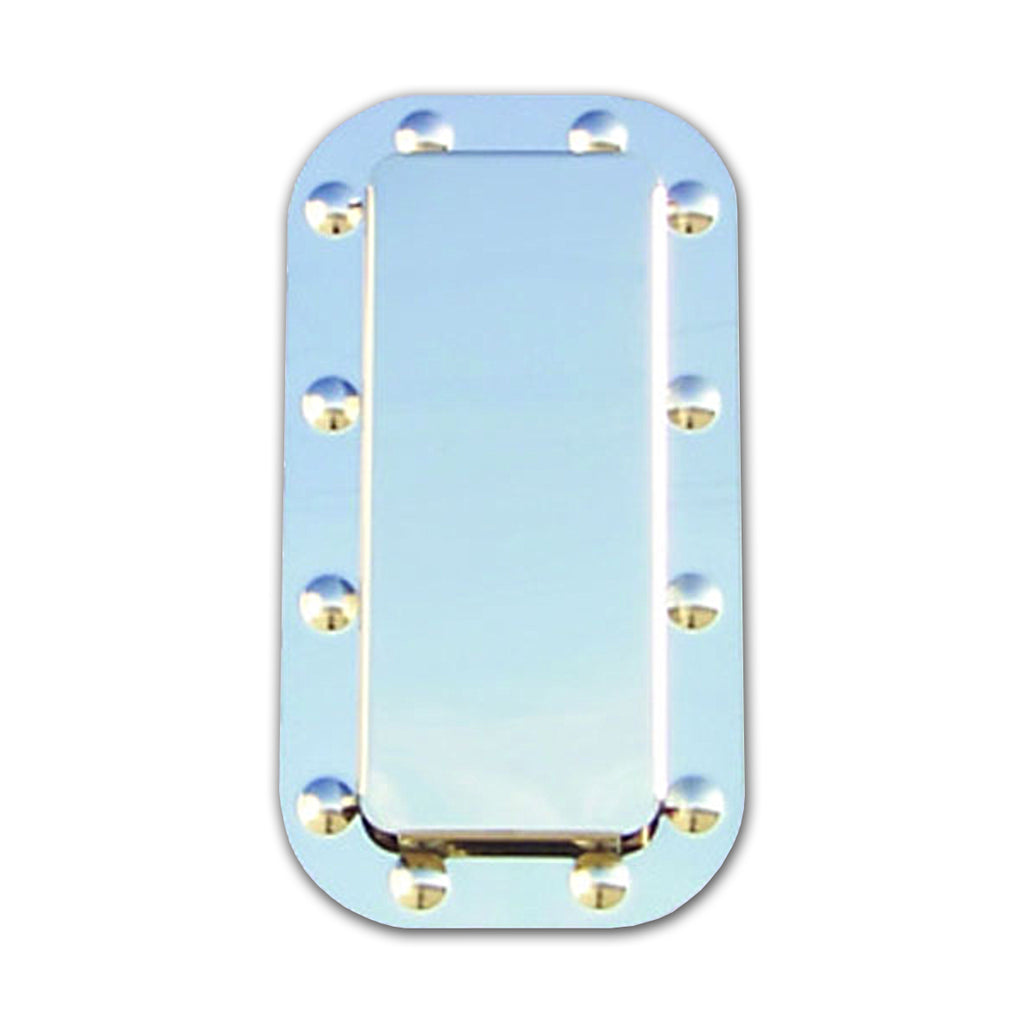 Roadworks Peterbilt 359/379 Stainless Steel Vent Covers (3.75" x 9")