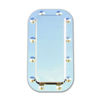 Roadworks Peterbilt 359/379 Stainless Steel Vent Covers (3.75" x 9")