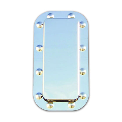 Roadworks Peterbilt 359/379 Stainless Steel Vent Covers (3.75" x 9")