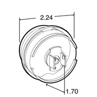 30 Series, 12V High Profile, Yellow LED Marker/Clearance Light