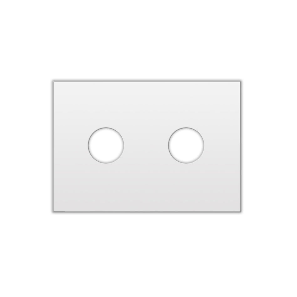 Roadworks - Stainless Steel CB Switch Panels (2 Hole)
