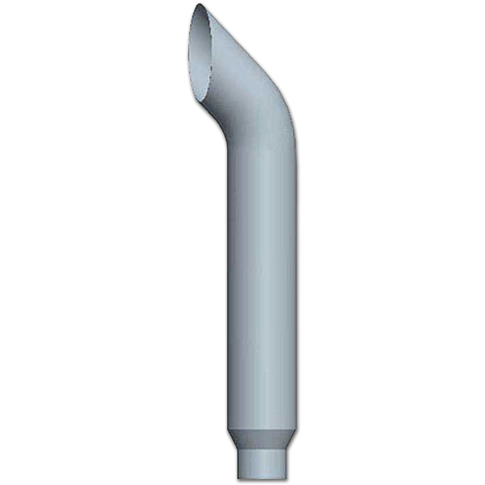 Lincoln Industries - 48" West Coast Curved Top Exhaust Stack (7" reduced to 5")