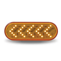 Trux Amber Turn & Marker Sequential Arrow Oval LED Light - 35 Diodes
