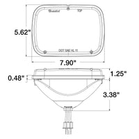 5" x 7" Rectangle LED Drop-In Replacement Headlight