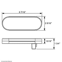 22 LED 6" Oval GloLight (Turn Signal) - Amber LED/Amber Lens