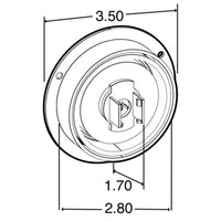 10 Series, High Profile LED 12V, 8 Diode Clearance Light