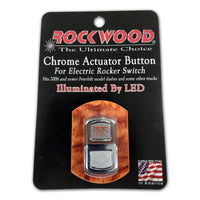 Rockwood 2006 Peterbilt "Cab Lights" Chrome Rocker Switch Cover