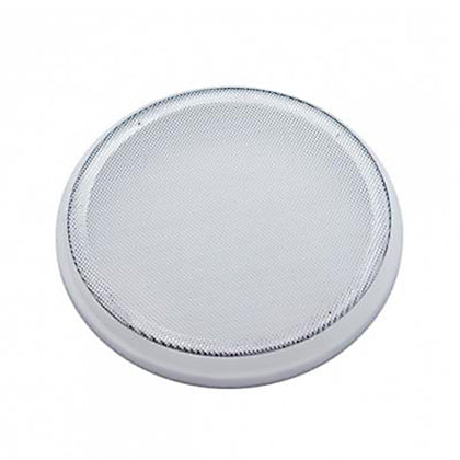 Chrome 7-1/4" Round Speaker Cover For Various Peterbilt Models