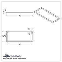 Chrome Plastic A/C & Heater Control Bezel For 2002-2005 Kenworth W900/T800/T600/T2000
