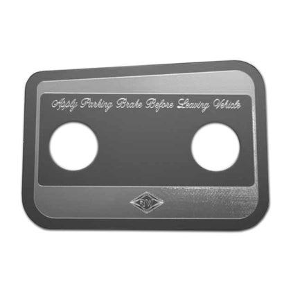 Rockwood 2006+ Peterbilt "Parking Control" Chrome Plate Cover