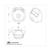 United Pacific - 2006+ Peterbilt Sun Visor Hook (2pc)