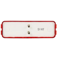 Truck-lite 19 Series, Red or Clear Rectangle, 2 Bulbs, 12V Marker/Clearance Light