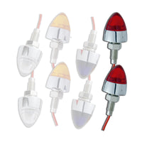 Chrome LED Bullet Nut Set (Pair)