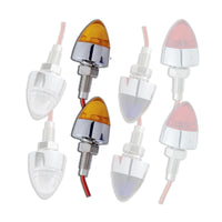 Chrome LED Bullet Nut Set (Pair)