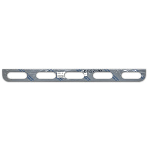 Roadworks 48" Stainless Steel Bar with 5 Oval Light Holes