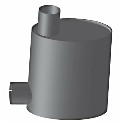 Grand Rock - Resonator Type 4, 10" x 15" x 16", 4" ID - 3.8" OD Exhaust