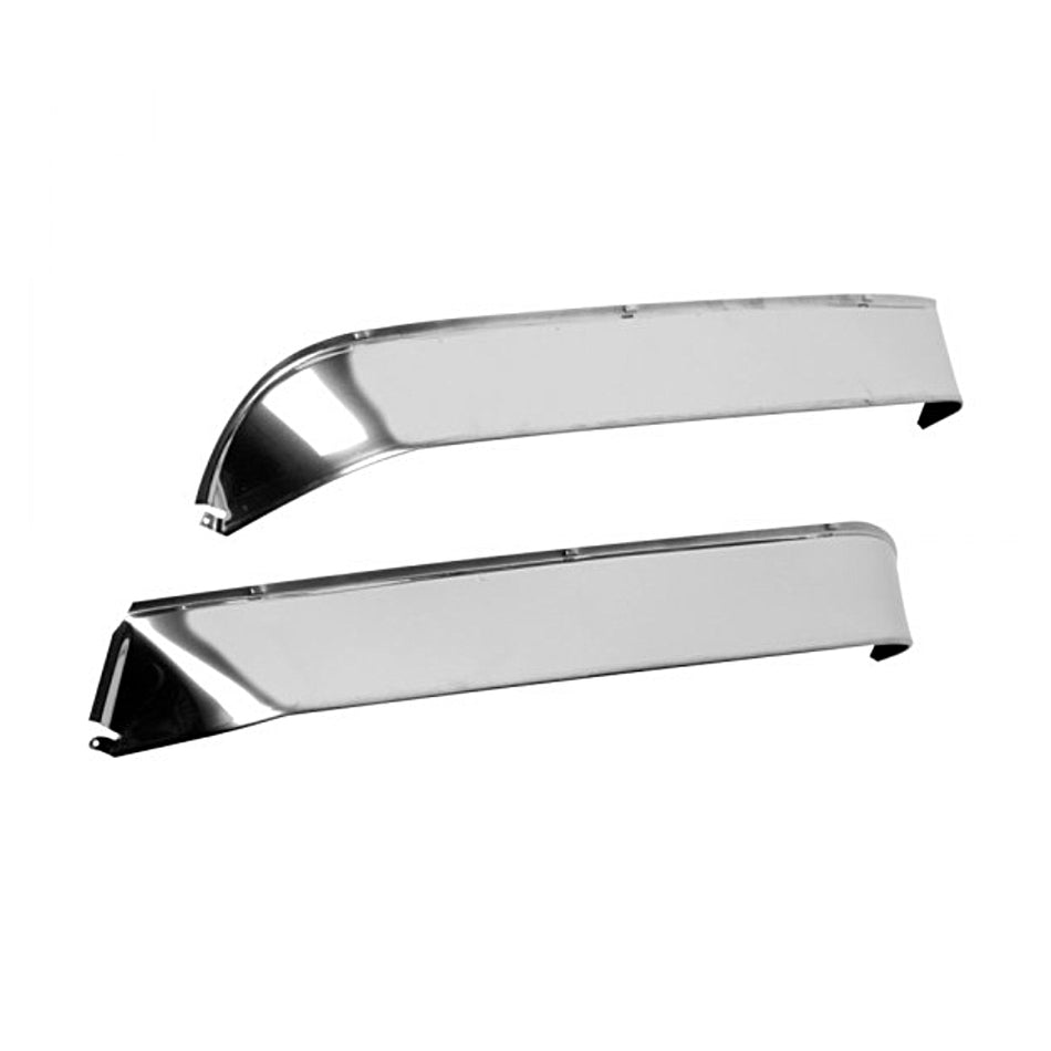 Belmor Stainless Steel Window Ventshade for Peterbilt 2005 & older with Vent Windows