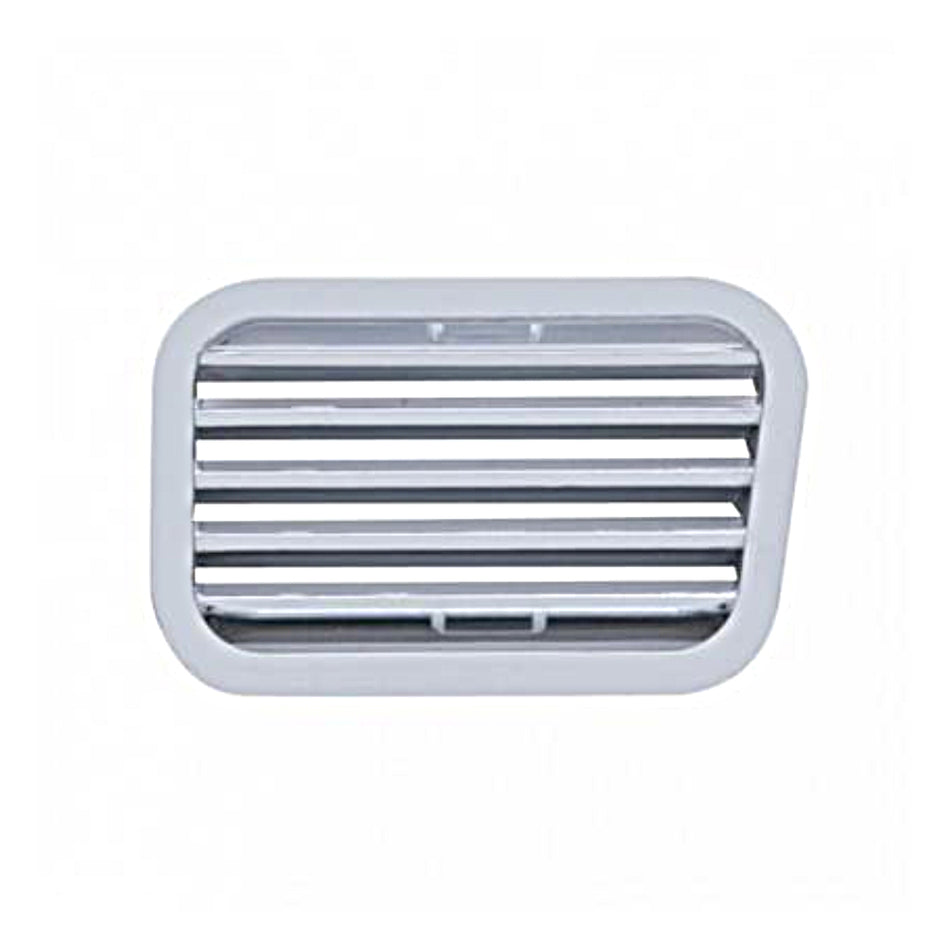 Chrome Plastic A/C Defroster Vent For 2006+ Kenworth W900/T800/T660/T600 - Passenger Side