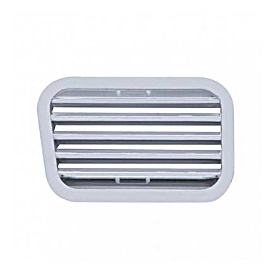 Chrome Plastic A/C Defroster Vent For 2006+ Kenworth W900/T800/T660/T600 - Driver Side