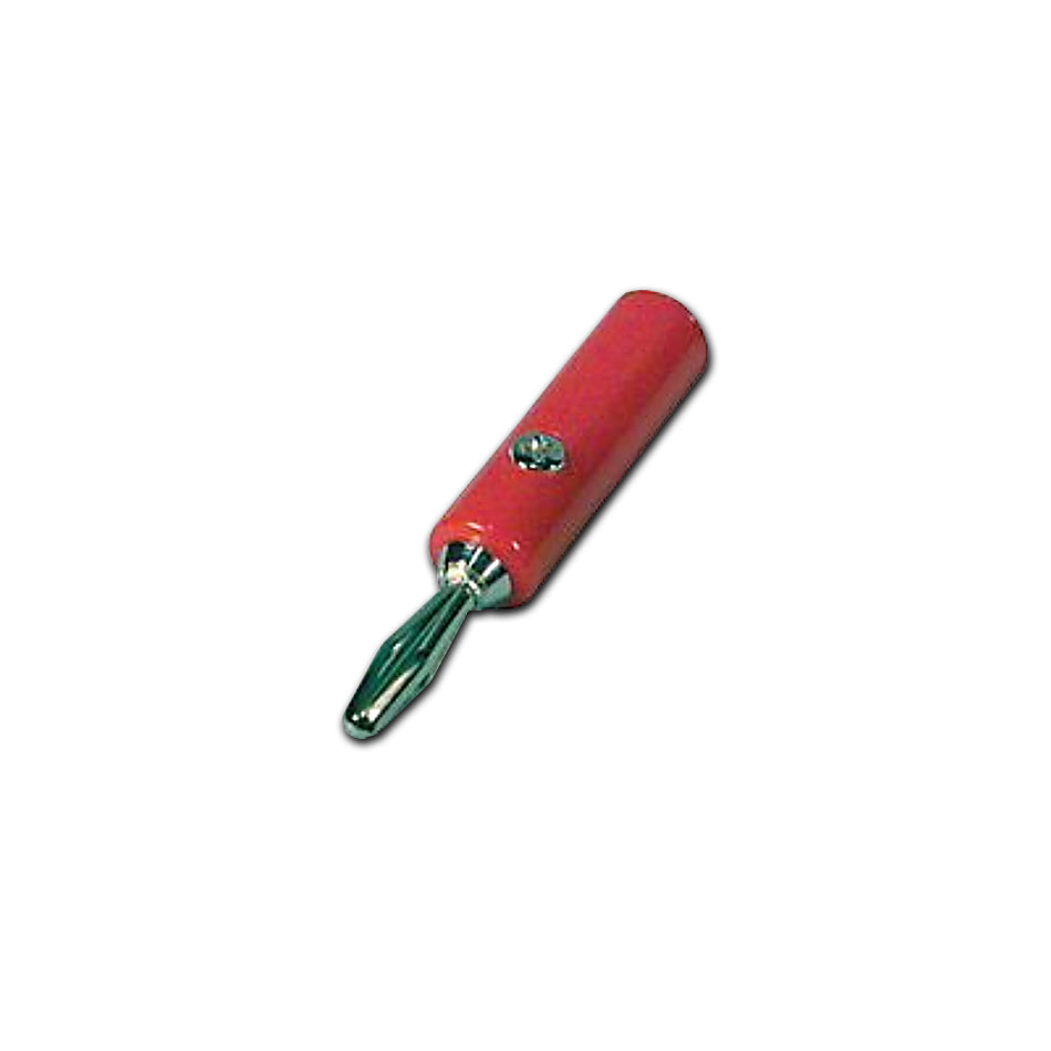 Nickel Plated, Cable Mount, Banana Plug (Black or Red)