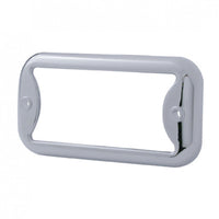 Small Rectangular Light Bezel for 6 LED Double Face Dual Function Lights