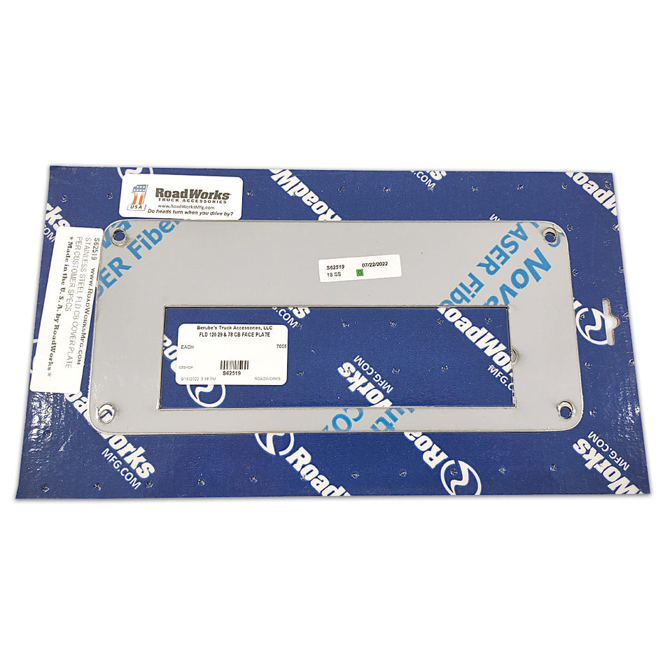 Roadworks FLD 120 29 & 78 CB Face Plate