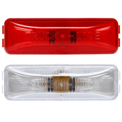 Truck-lite 19 Series, Red or Clear Rectangle, 2 Bulbs, 12V Marker/Clearance Light