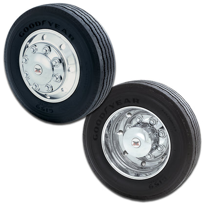 Phoenix USA® 19.5", 8 Lug 22 or 20 MM Studs Front or Rear Hub Cover