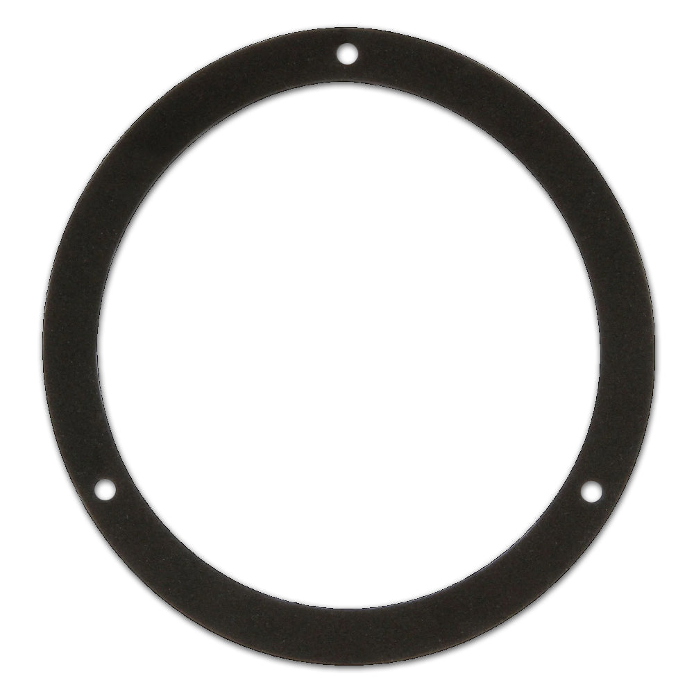 5" Round Foam Mounting Gasket - Black