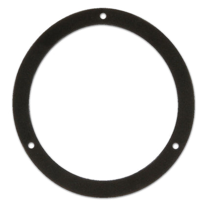 5" Round Foam Mounting Gasket - Black