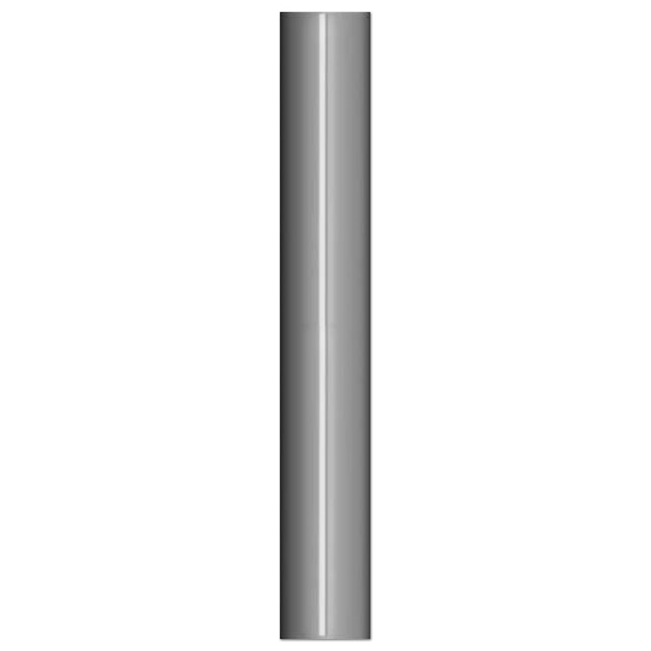 Lincoln Industries - 6" x 96" Chrome Flat Top Exhaust Stack O.D.