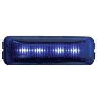 Medium Rectangular 4 Diode 12V LED Marker Light - Blue