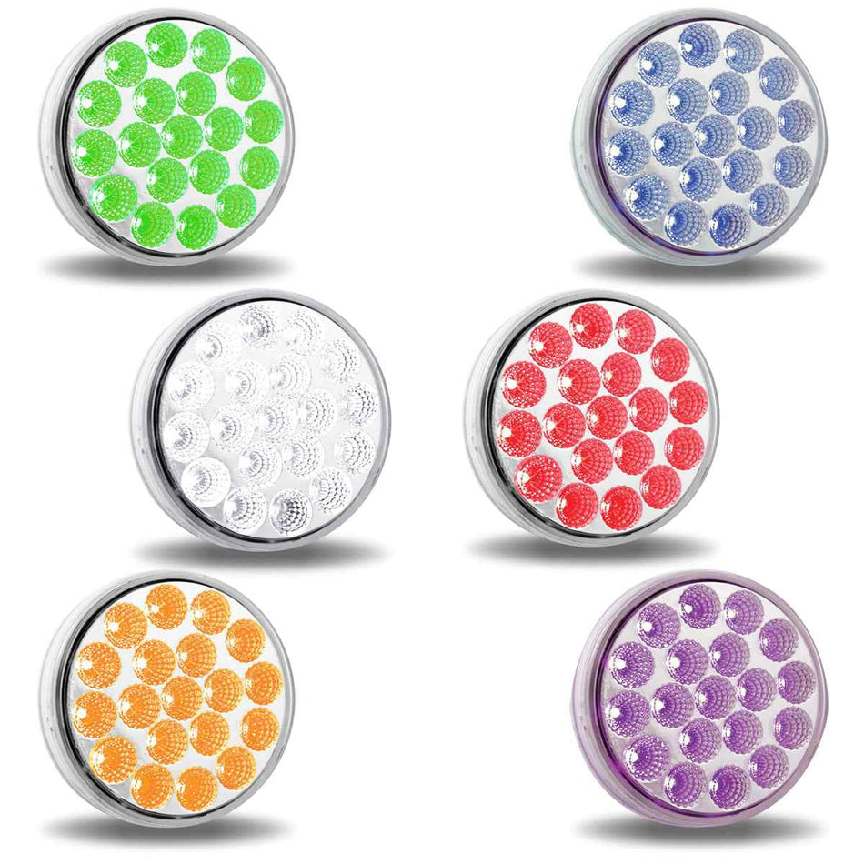 Trux 4" Round Dual Revolution Light (Color Options)