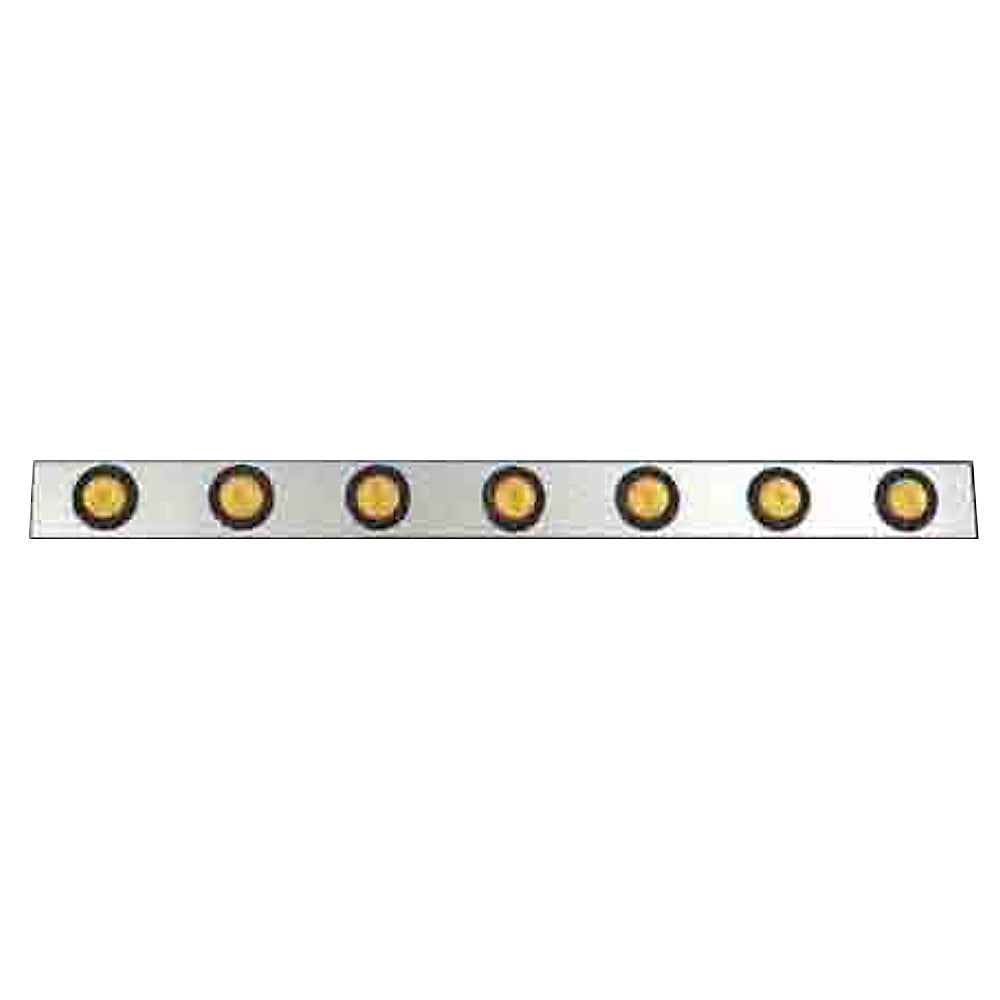 Roadworks 44" Stainless Steel Bar with 7 x 2" Round Light Holes