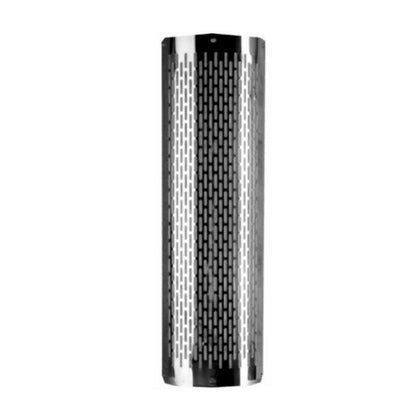 Grand Rock 4" x 48" Heat Shield Vertical Slots Polished SS with 2 brackets