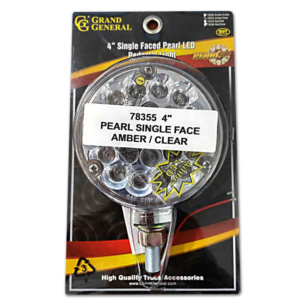 4" Round Single Face Spyder Turn Signal Light