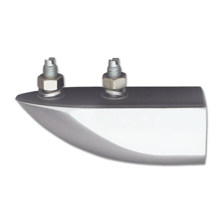 4" x 1-3/8" x 1-3/8" Chrome Die Cast Light Mounting Bracket - Berube's Truck Accessories