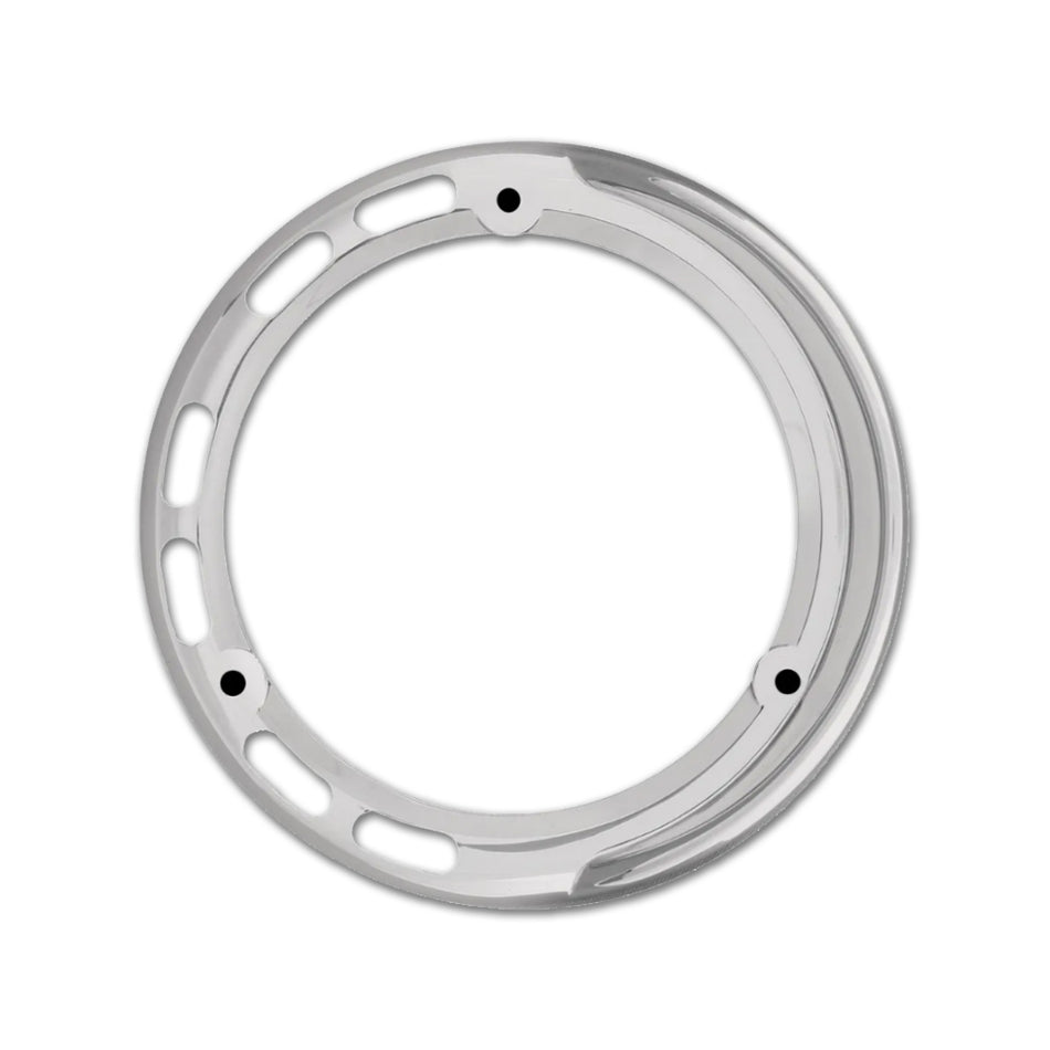 4" Round LED Pedestal Light Bezel w Visor